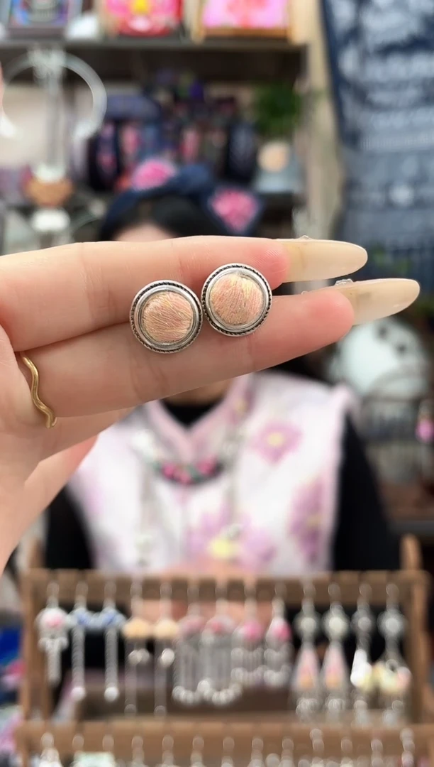 织绣民族风非遗老绣苗银饰品208