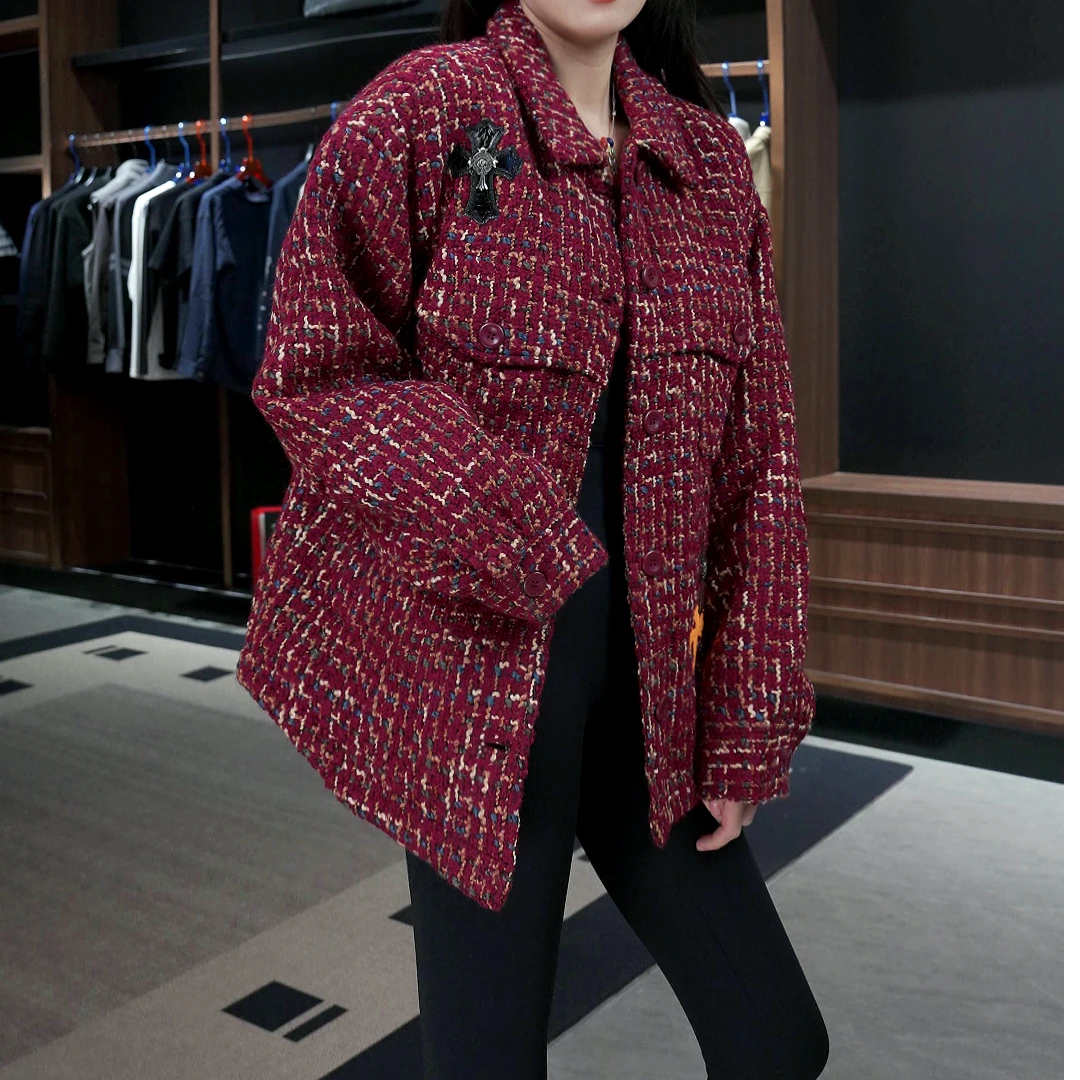 【绘尚D17Y黛仪7208】美式秋冬休闲百搭情侣款个性羽绒WC7208