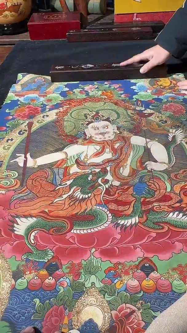 卷轴画藏式珍藏彩绘艺术馆62