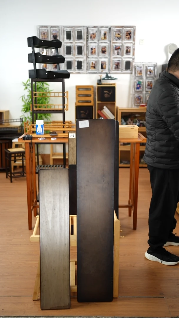 木120实木宽款增高架