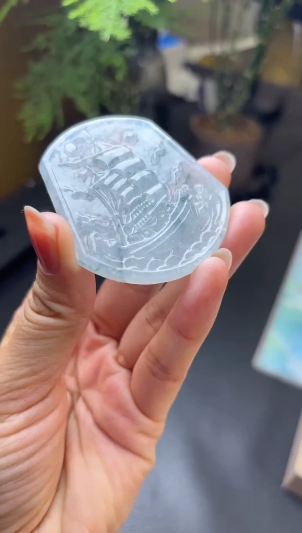 未镶嵌挂件翡翠发一件R703166
