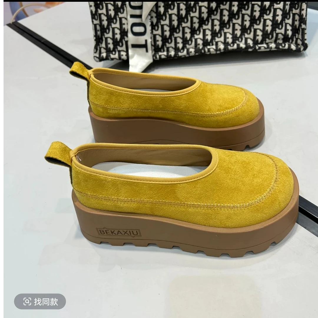 增高7CM厚底休闲女鞋时尚百搭气质舒适春季新款