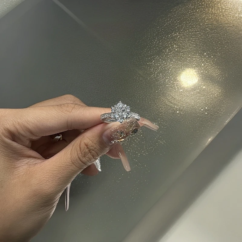 【合成/培育】周家星光六爪钻戒