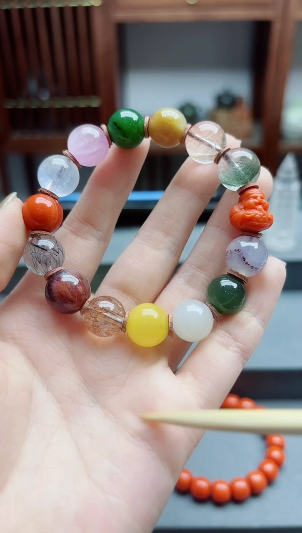 手串未镶嵌水晶水晶多宝手串TF