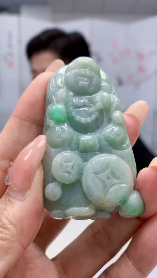 【闪购商品】翡翠颈饰未镶嵌4917MM-jj挂件6