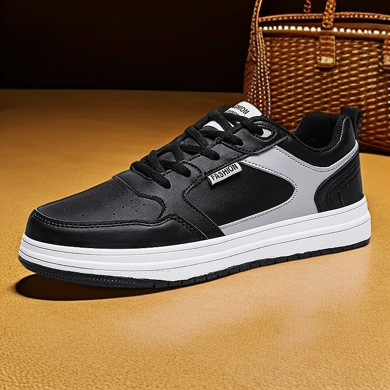 2025春季新款男士工作鞋大码男鞋子休闲百搭运动46板鞋47爸爸潮鞋