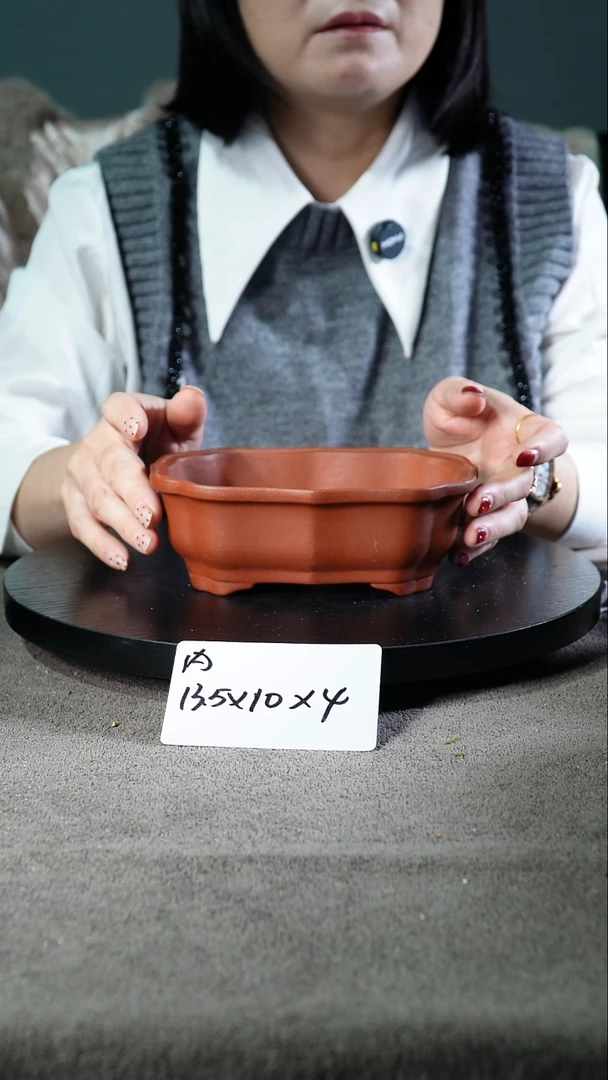 宜兴紫砂花盆小盆盆