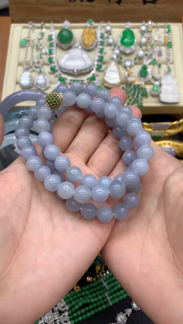 翡翠未镶嵌颈饰353-中国好珍宝