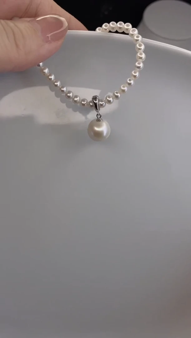 银S925镶嵌耳饰淡水珍珠我***！瓜子扣