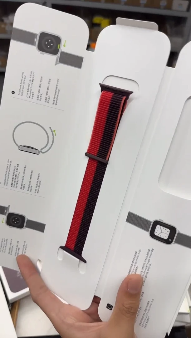 99新4号 大表盘通用 尼龙回环 red
