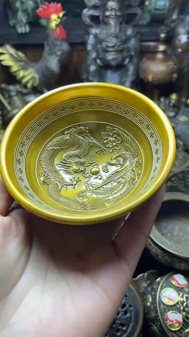 闪购链接，点击下单，有运费险，铜摆件