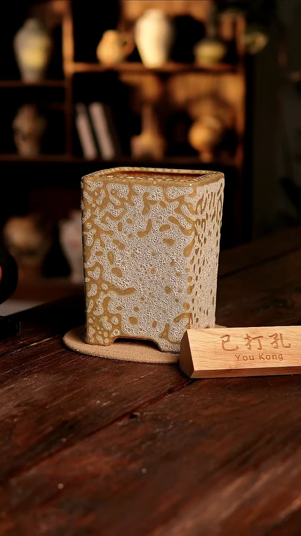 摆件18-303微瑕高度22口径13已打孔误差2