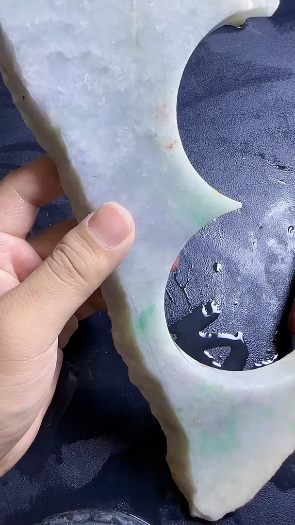 翡翠未镶嵌挂件120翡翠