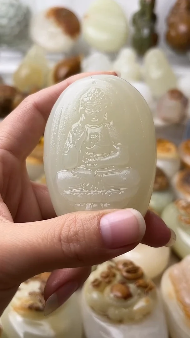 石材古青石棉纹正常不退换阿弥陀佛