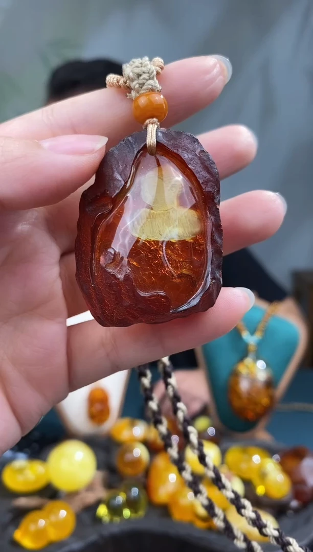 裸石琥珀未镶嵌 基地发货 一物一证 顺丰包邮