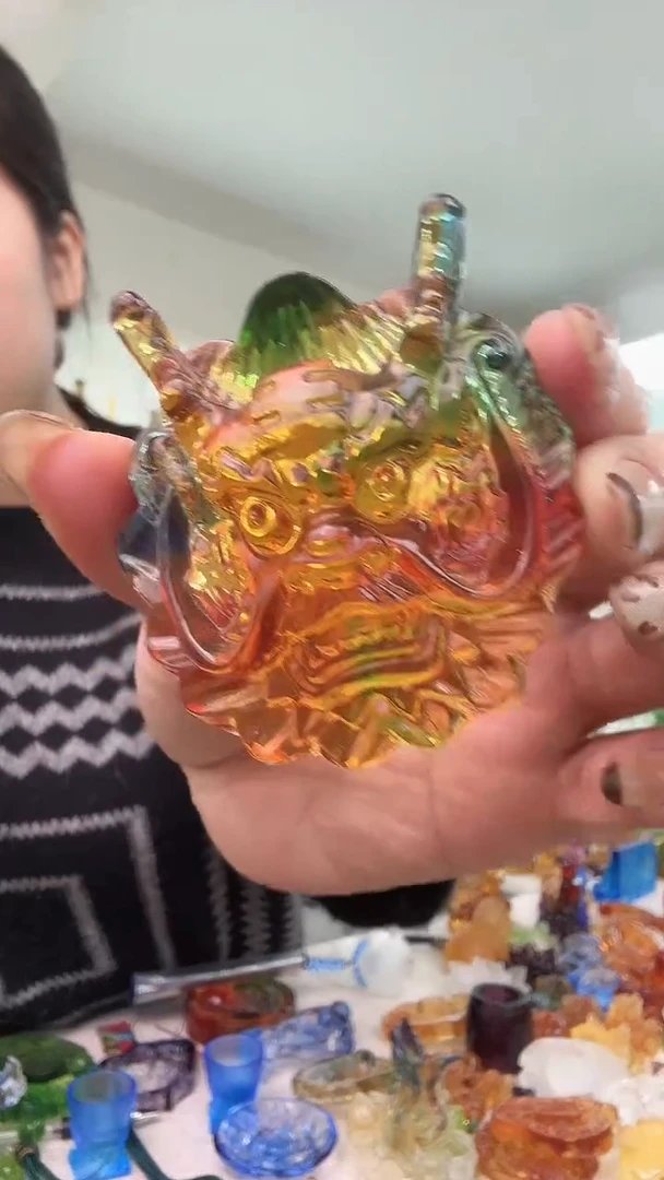手工艺品琉璃龙王