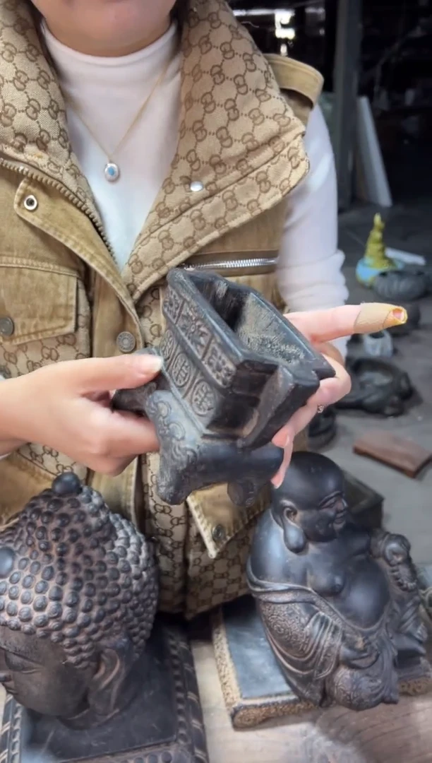 陶土【火山泥】香炉