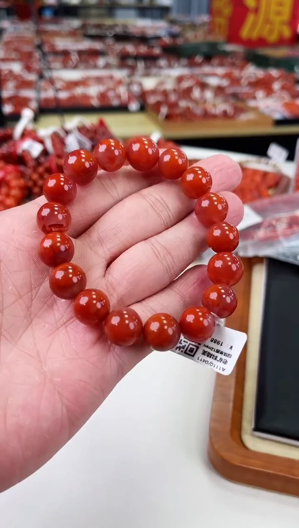 【闪购商品】南红玛瑙瓦西手串12+未镶嵌一个/条