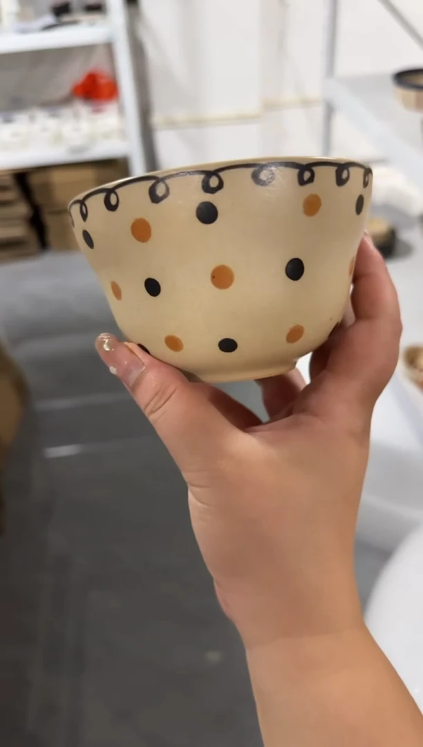 陶瓷点点葫芦碗【十里高温釉下彩陶瓷】