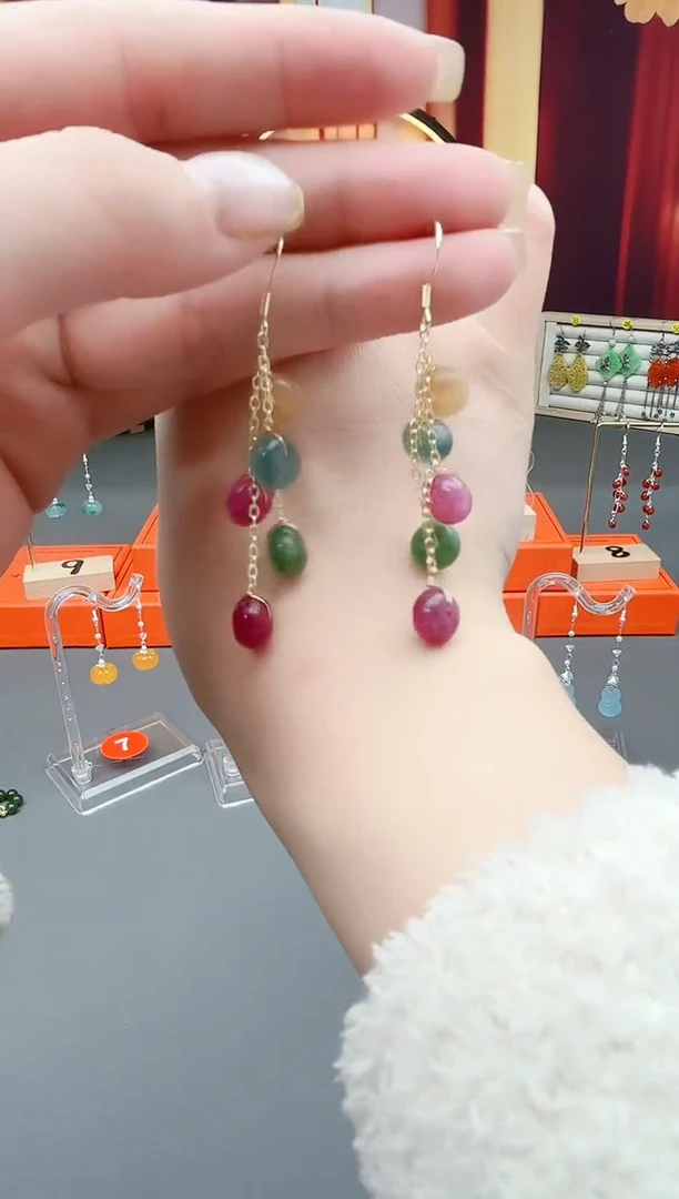 未镶嵌耳钉玛瑙/玉髓910