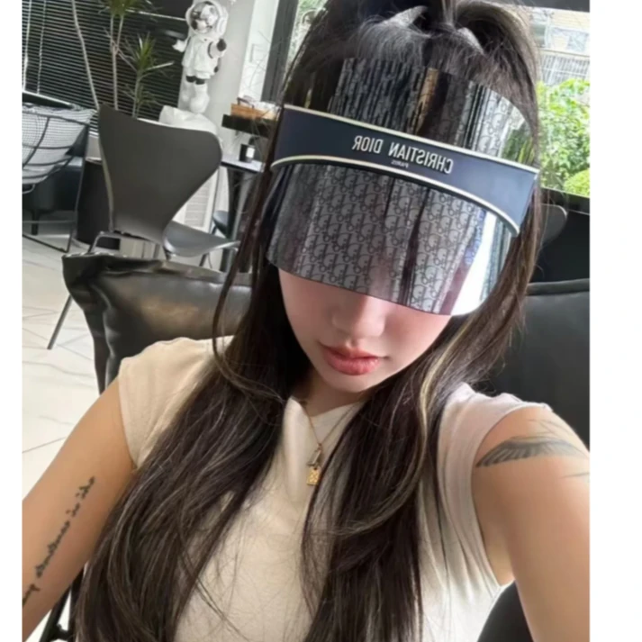 全新未使用 DIOR/迪奥 汤/TP003209/DIOR CLUB V1U 遮阳帽 老花