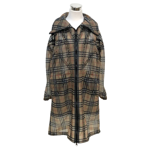 妃鱼/博柏利/聚酯纤维/外套/95新/Z93