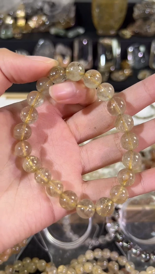 水晶手串未镶嵌天然水晶手串