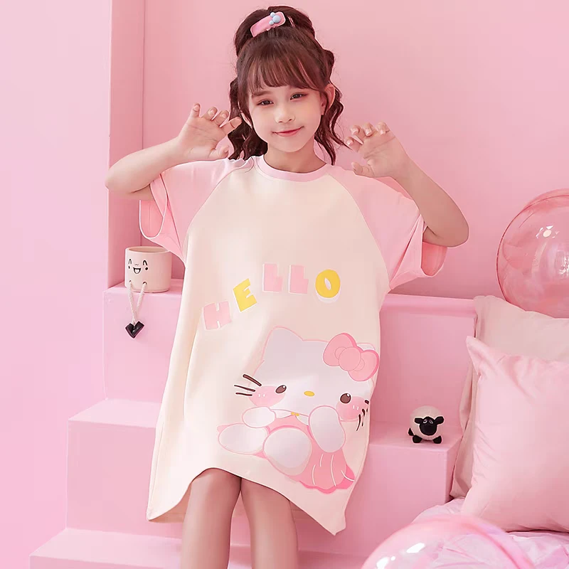 儿童夏季休闲家居裙睡裙