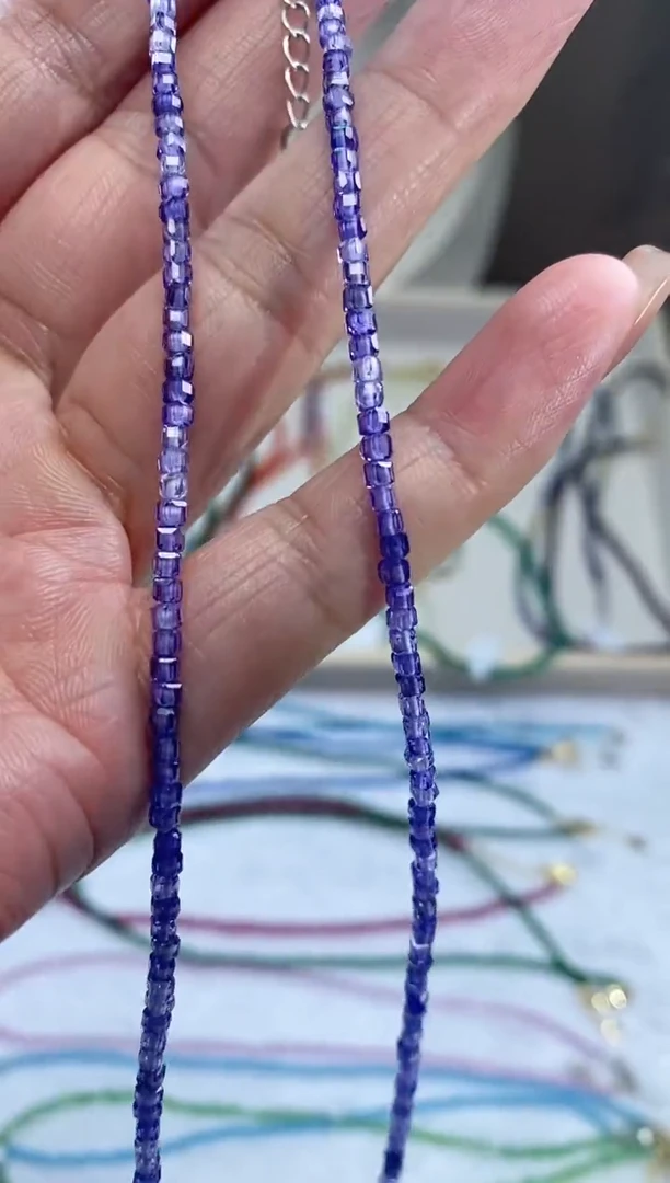 【闪购商品】尖晶石颈饰银S925镶嵌诗颜珠宝SYZB08