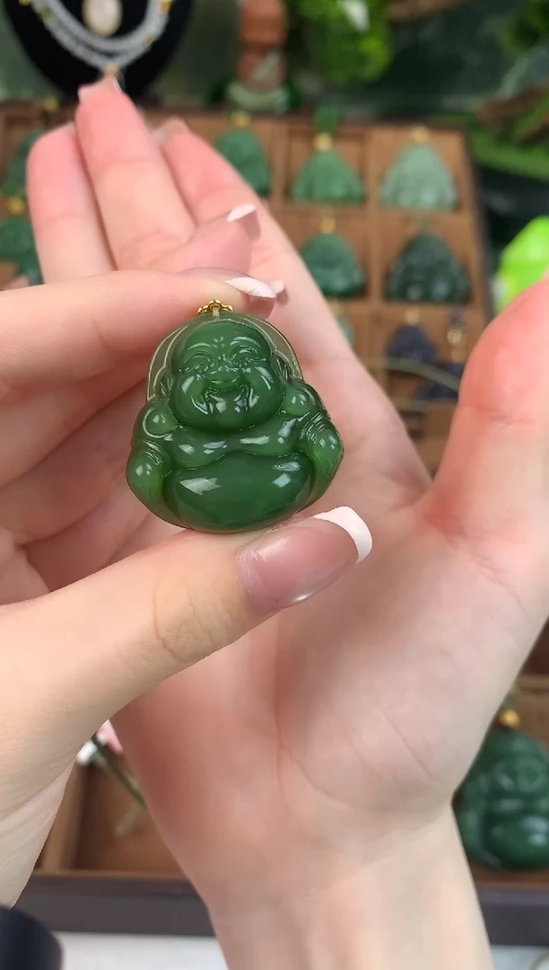 颈饰未镶嵌和田玉吊坠30mm