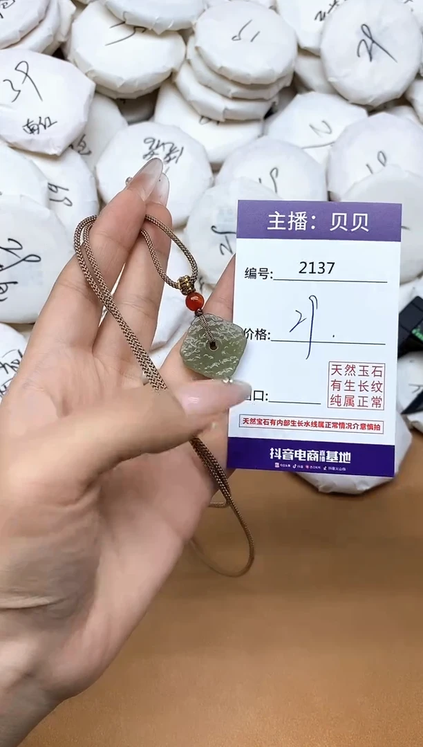 吊坠(赠链)未镶嵌和田玉2137