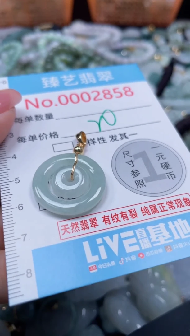 颈饰未镶嵌翡翠2858
