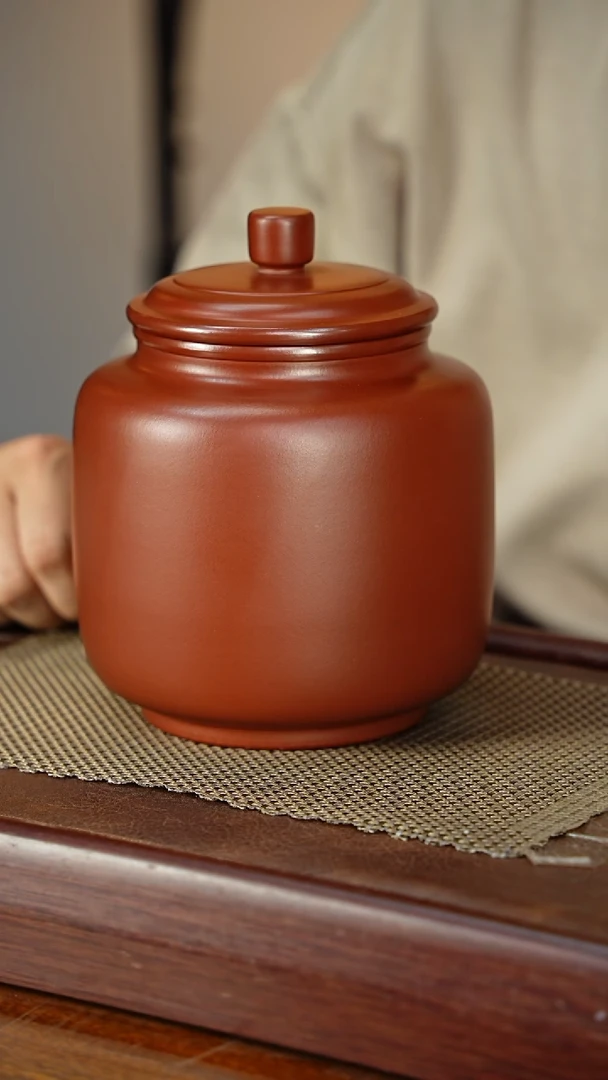 宜兴原矿紫砂茶叶罐