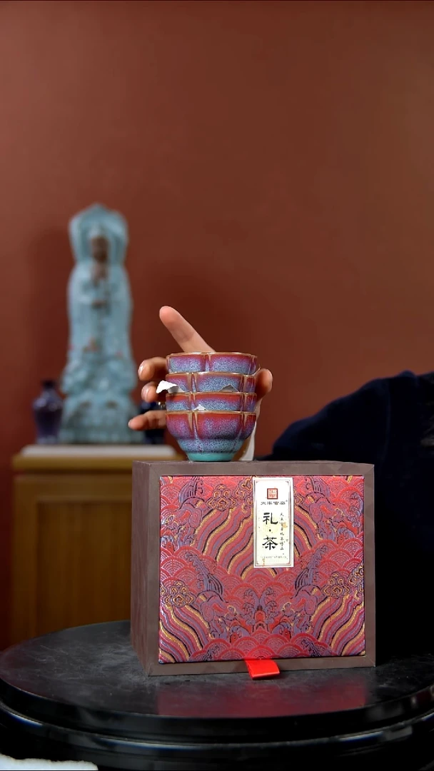 摆件大宋官窑 半盏4只