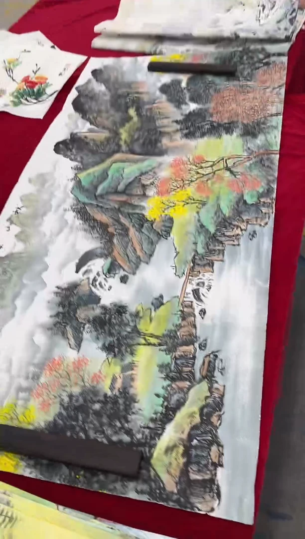 名人名画手工制作