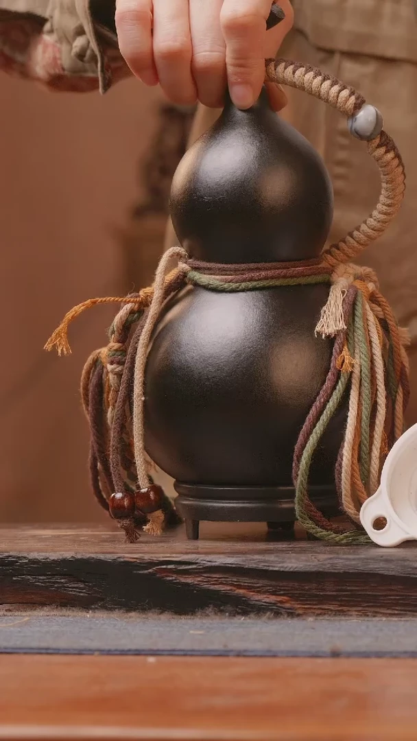 【闪购商品】162号精品大漆葫芦防腐防渗装水茶酒