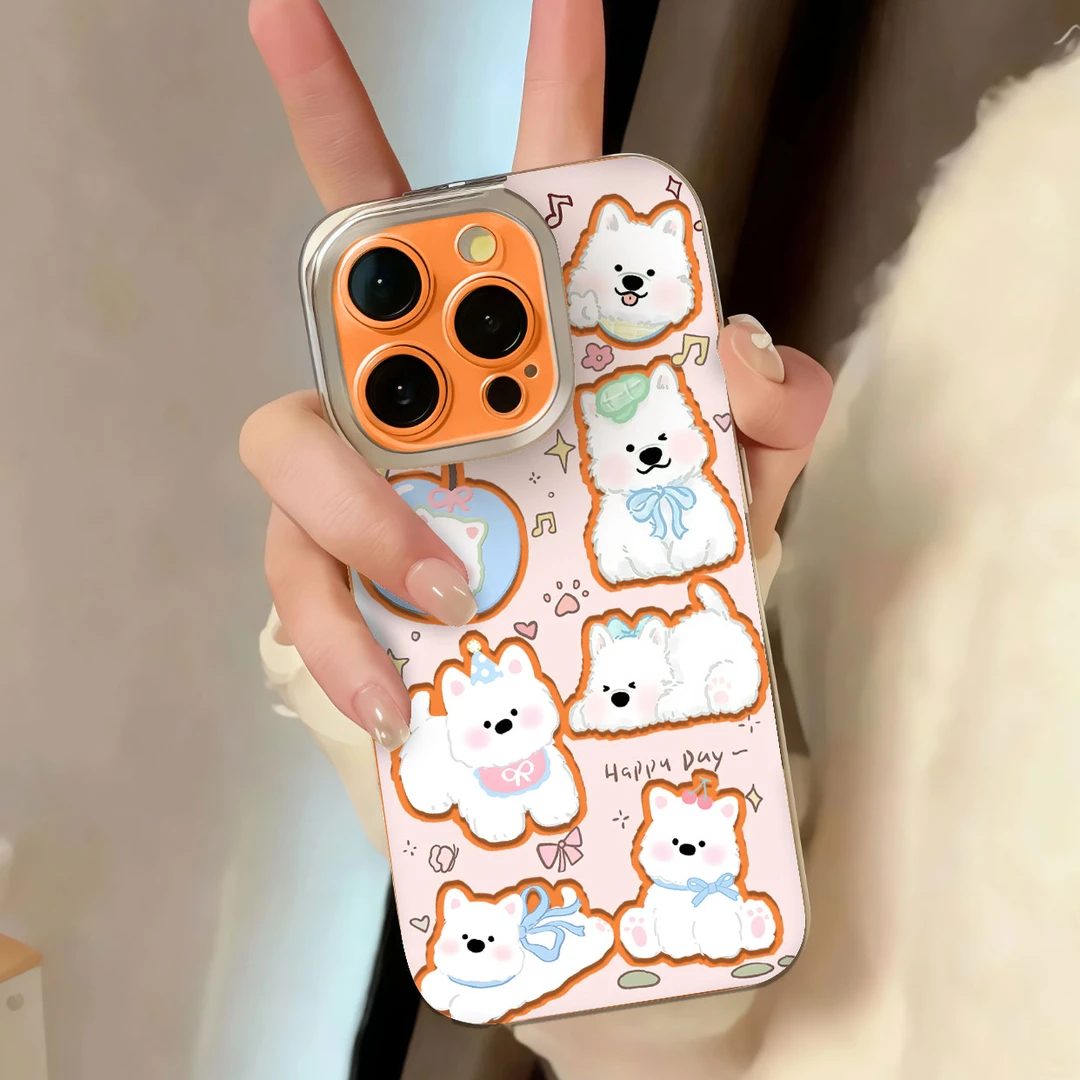 高地小狗适用于苹果iPhone17/16小米华为透明太空壳15p防摔简约xr