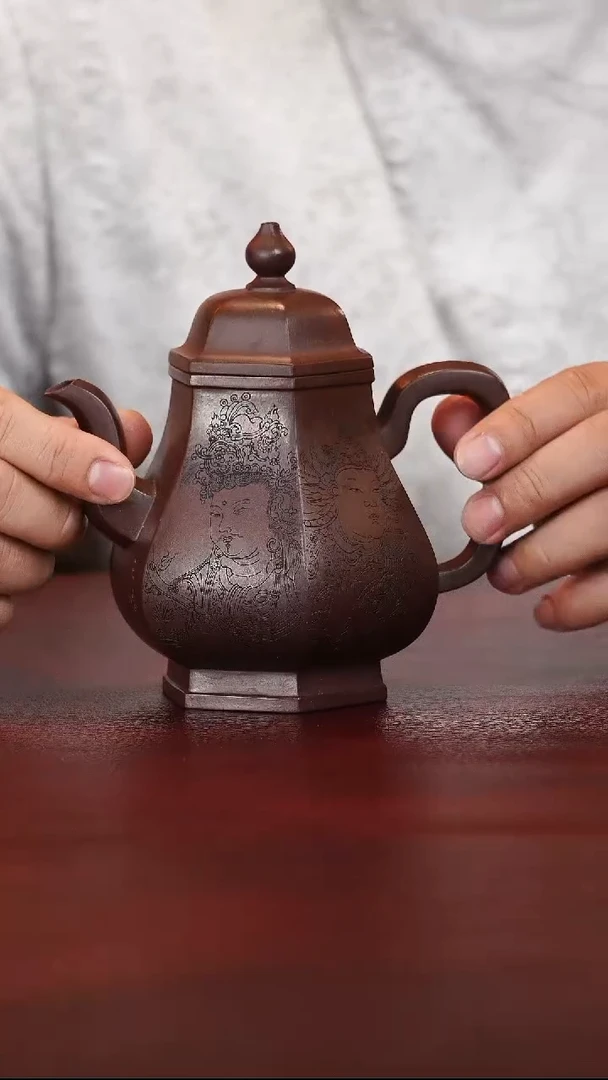 茶壶紫砂宫灯-370cc