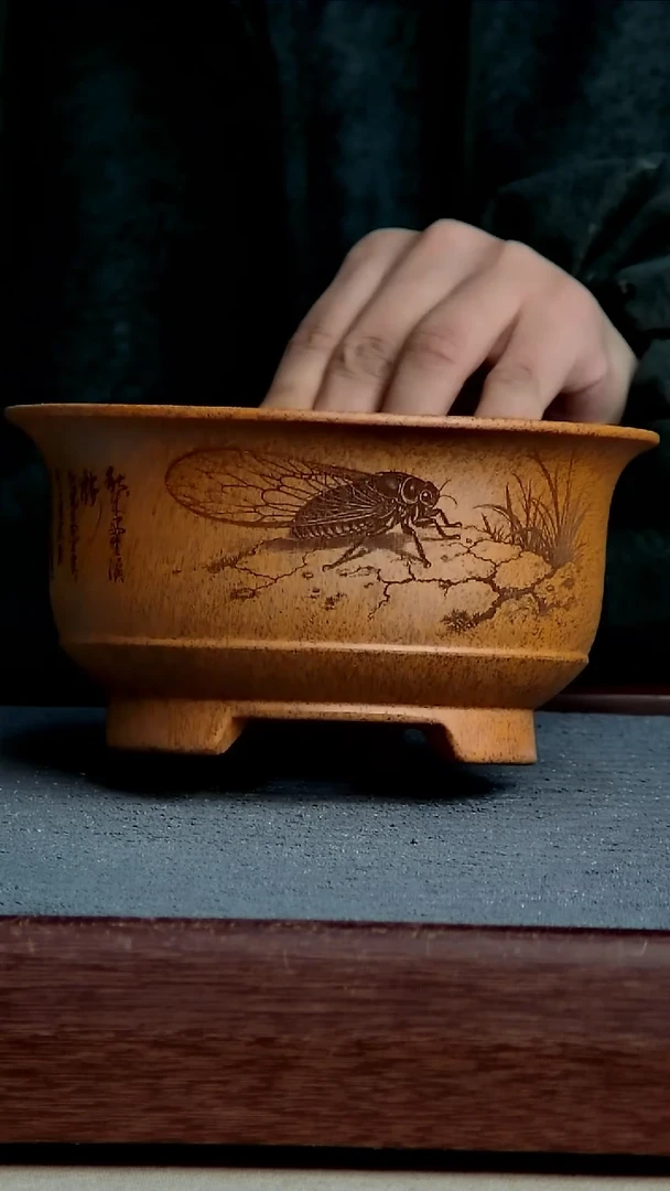 紫砂花盆15*8内径尺寸