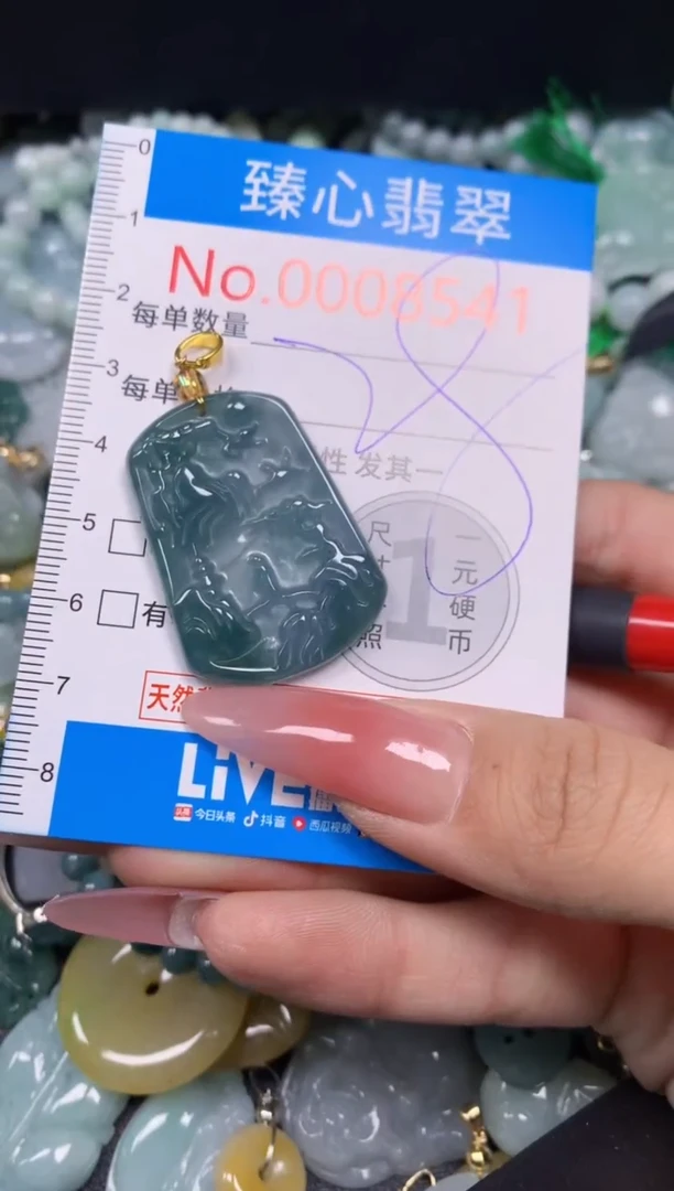 【闪购商品】翡翠颈饰未镶嵌含绳0008541