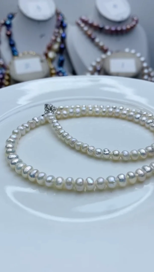 【闪购商品】淡水珍珠颈饰未镶嵌0214