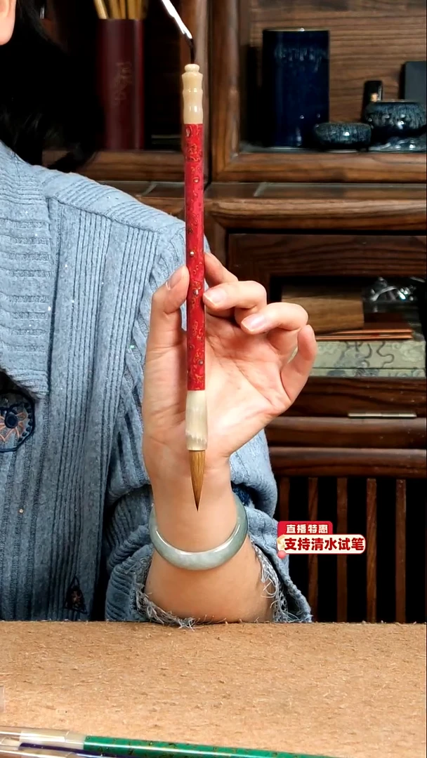 17号张小凤大漆螺钿正冬纯狼毫0.91*3.9