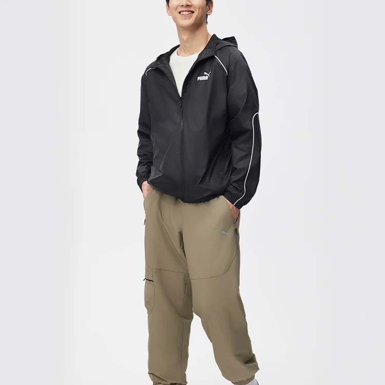 PUMA彪马男子2025年运动防风防水防晒连帽梭织夹克外套63178501