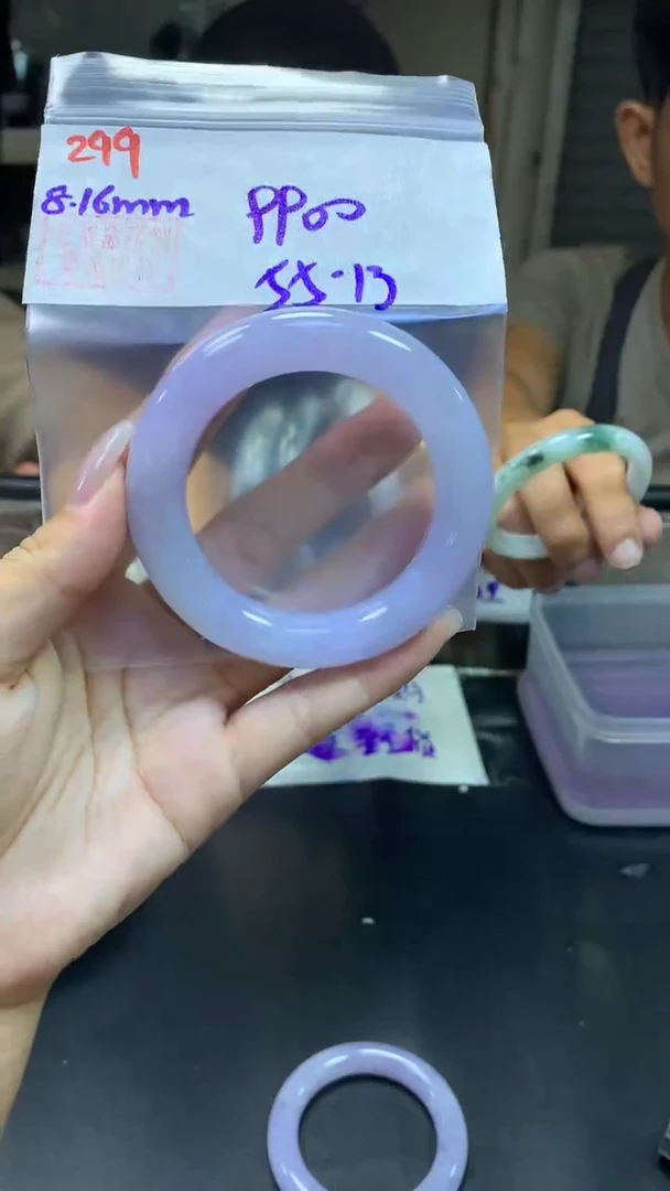 定制翡翠未镶嵌299手镯55+9900元+拍一发一