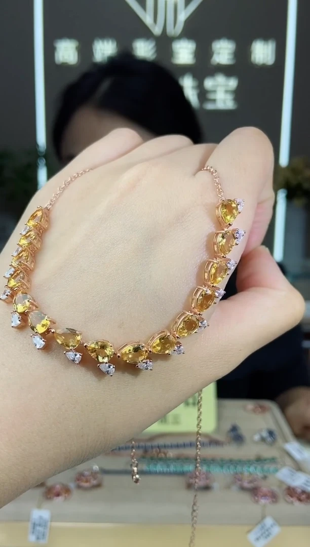 【闪购商品】水晶颈饰银S925镶嵌颈饰