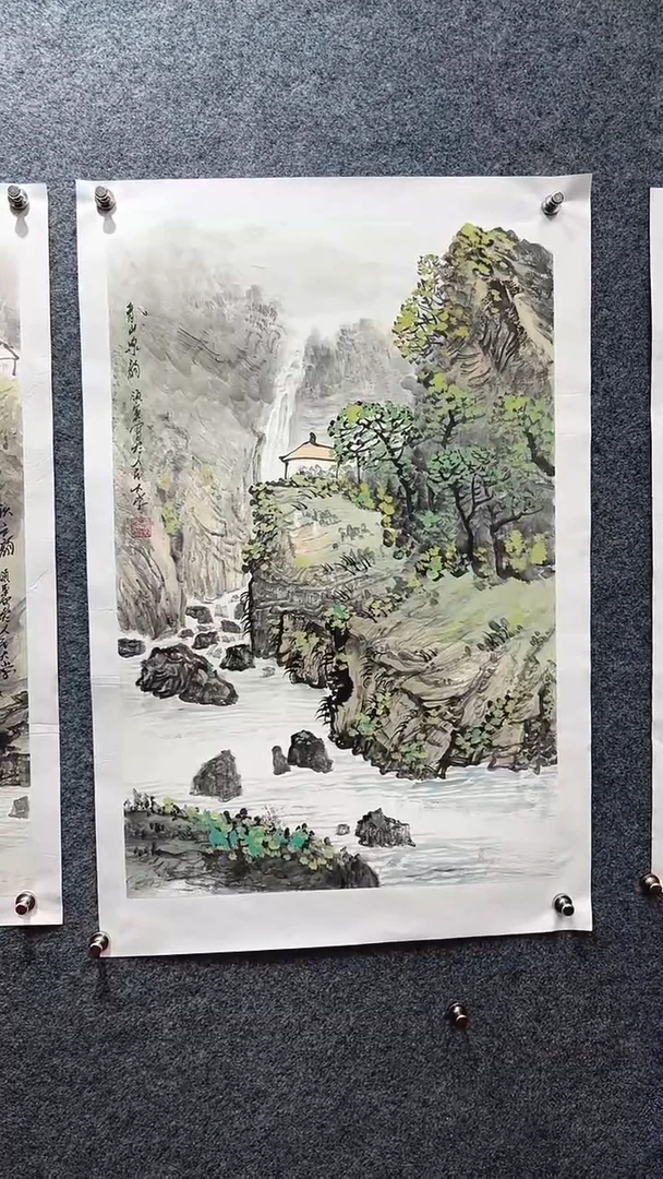 国画张领军/国画/山水