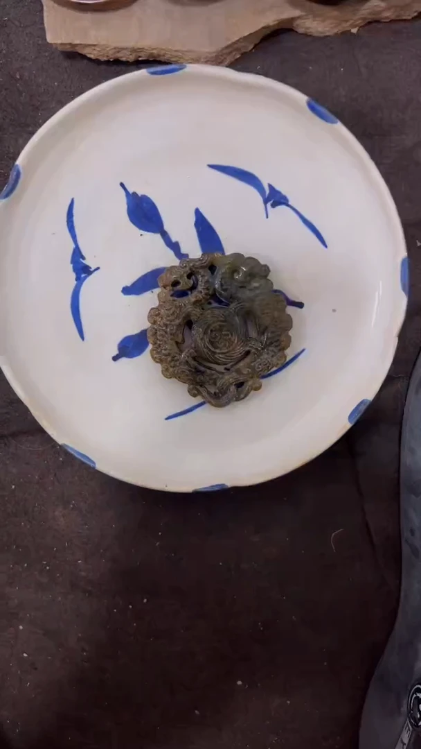 瓷片手工，手绘，瓷器1