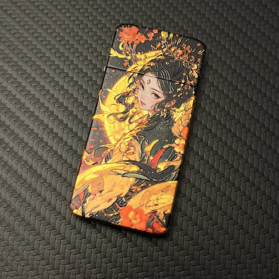 EIFFEL/埃菲尔E03羞花夫人打火机男士个性创意节日送男友