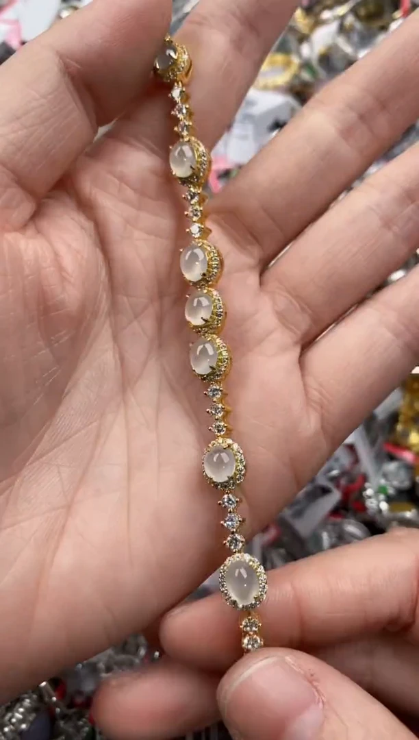 银S925镶嵌戒指翡翠3333---5