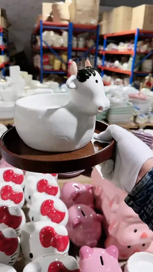 【闪购商品】瓷片小牛微瑕 凑满20元包邮